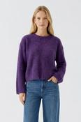 OUI Cashmere Crew Neck Sweater - Purple image