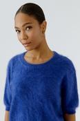 Royal Blue Cashmere Short Sleeve Jumper image