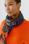 Vintage Floral Print Scarf