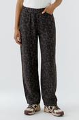 Leopard Print Wide Leg Trousers image
