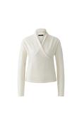 Wrap Style Knit Jumper - Gardenia image