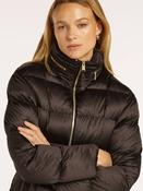 High Neck Puffer Jacket with Concealed Hood image