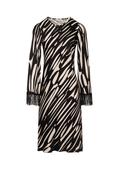 Abstract Print Fringe Midi Dress image