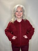Ruby Red Teddy Jacket