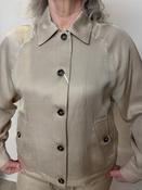 Champagne Satin Button-Up Jacket