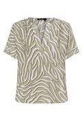 Printed V-Neck Top image