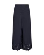 Mos Mosh Navy Broderie Hem Culottes image
