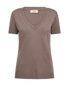 Soft Touch V-Neck Tee – Coffee image