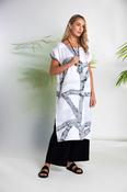 Grey Abstract Print Tunic image