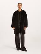 Reversible Faux Fur Long Coat image