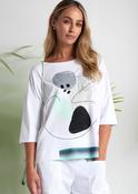 Mint Abstract Print Top image