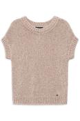Textured Knit Short Sleeve Top image