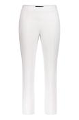 Slim Fit Cropped Trousers - White image