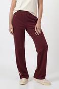 Burgundy Side Stripe Jersey Trousers image