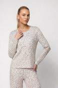 Soft Animal Print Long Sleeve Top image