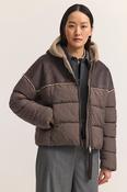 Shearling-Trim Puffer Jacket image