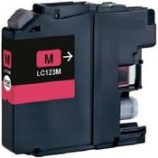 Brother LC123 Magenta Ink Cartridges-Compatible image