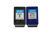 HP 22xl &amp;amp; 21xl Combo Pack Compatible image