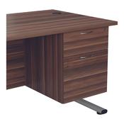 Jemini 2 Drawer Pedestal Dark Walnut