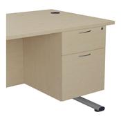 Jemini 2 Drawer Pedestal Maple