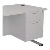 Jemini 2 Drawer Pedestal White image