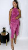 Alessia Dress Pink/Gold image