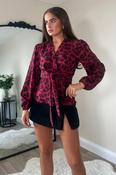 Brooke Leopard Print Top image