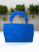 Rachael Ruffle Clutch Blue image