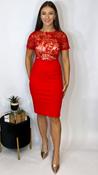 Sandra Dress Red