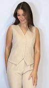 Bobbi Waistcoat Beige