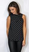 Sapphire Polka Dot Top image