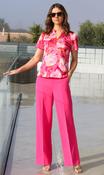 R&amp;amp;R Isabel Trouser Pink Short