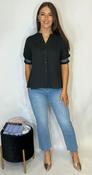 Ichi Foxa Shirt Black image