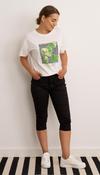 Sally Crop Jean Black image