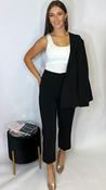 Molly Crop Trouser Black