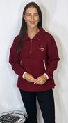 Lainey Fleece Burgundy