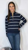 Molly Half Zip Navy