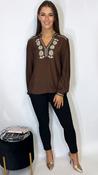 Marlowe Top Brown