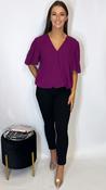 Michaela Top Magenta