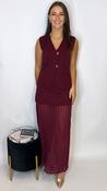 Shakira Skirt Wine