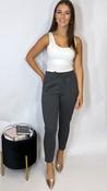 Ichi Kate Pant Dark Grey