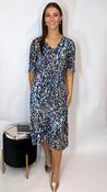 Pippa Print Dress Purple