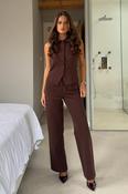 Andy Waistcoat Brown