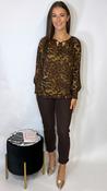 Navaeh Leopard Print Top