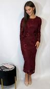 Elodie Dress Wine