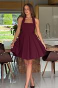 Pandora Mini Dress Berry
