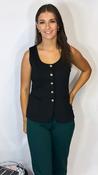 Roxie Waistcoat Black