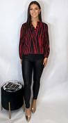 K&amp;amp;P Bella Zebra Top Red image
