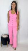 Elara Waistcoat Powder Pink