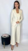 Ichi Lumina Blazer Cream
